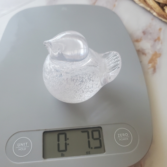 Art Glass Bird Dove Figurine Paperweight Controlled Bubbles Hand Blown. - Picture 8 of 11